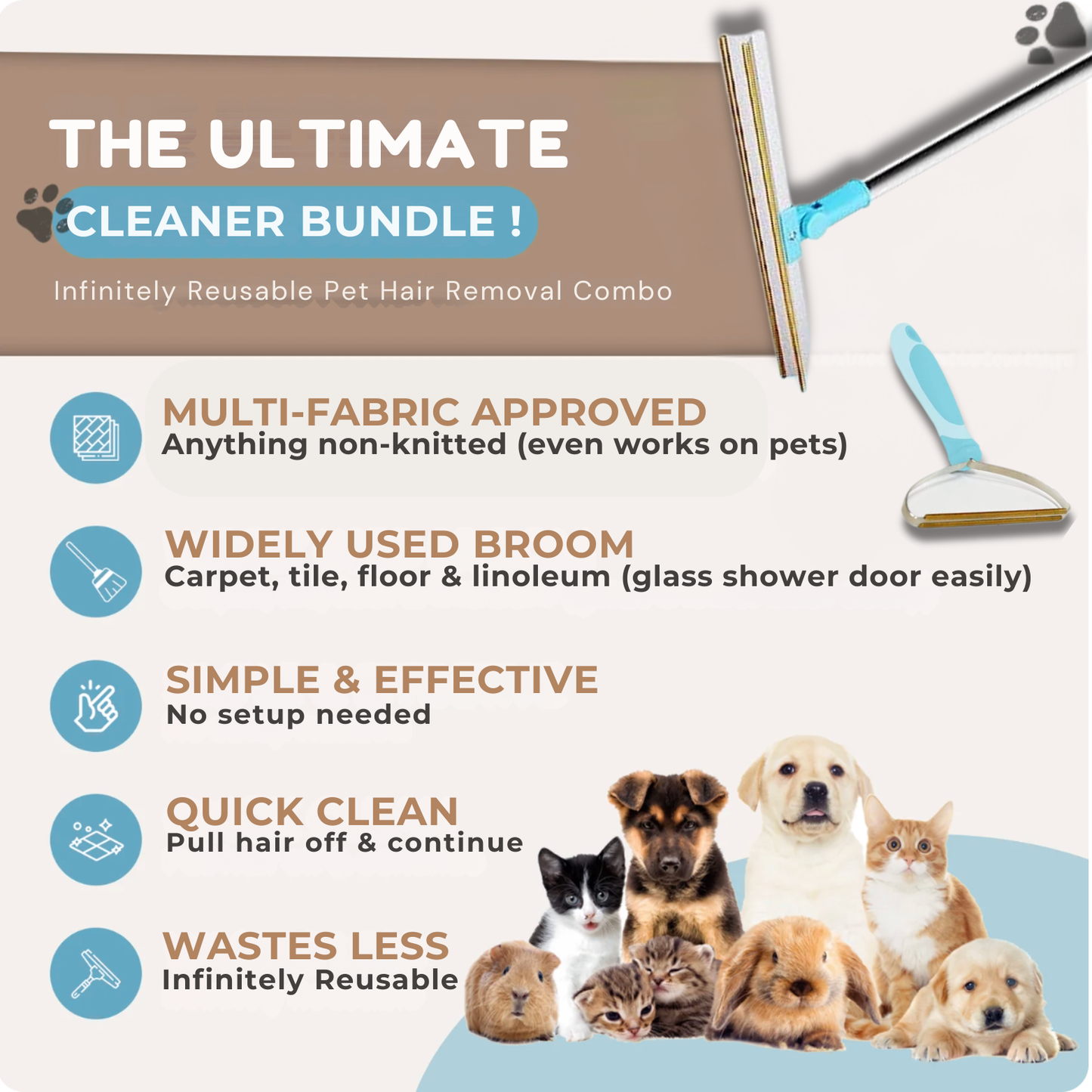 CleanPaws™ Ultimate Fur Remover Kit
